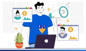 destacada de conceptos de marketing