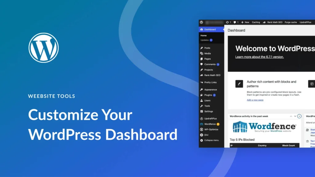 titulo de como optimizar tu dashboard de wordpress