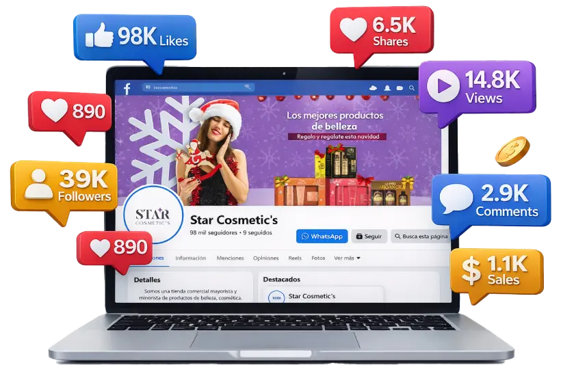 imagen de resultados de una agencia de marketing