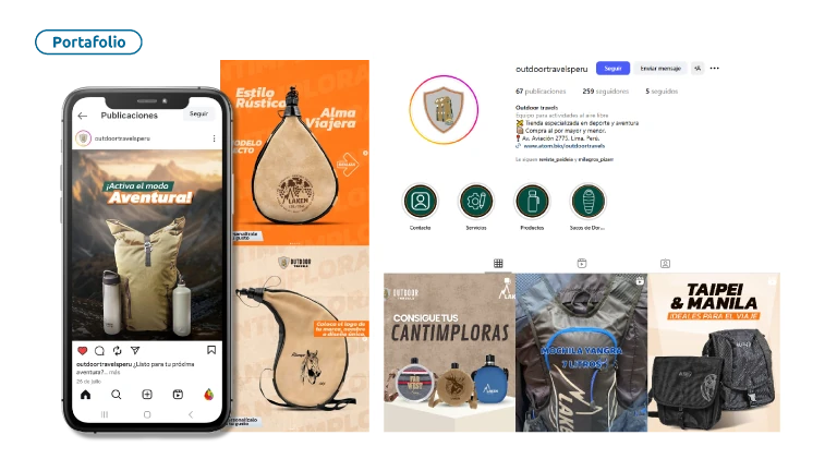 portafolio de una agencia de social media