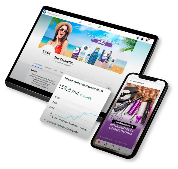 Gestión de marketing digital desarrollado por Onza para Star Cosmetics