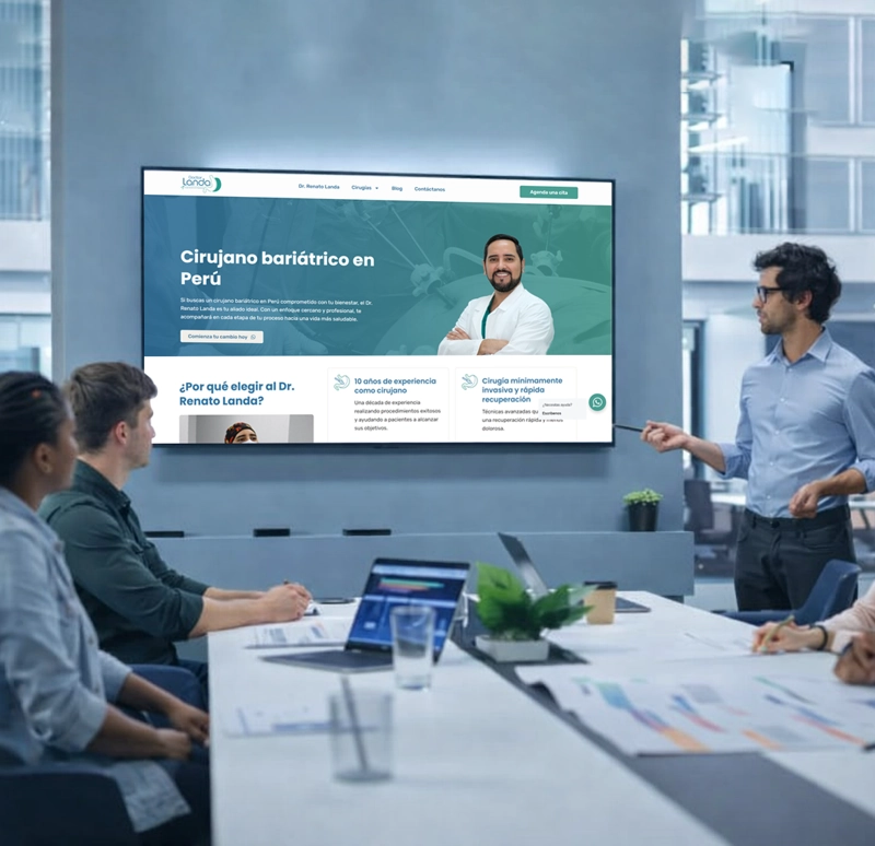 Agencia de diseño web creando sitios estratégicos y optimizados para convertir visitantes en clientes.