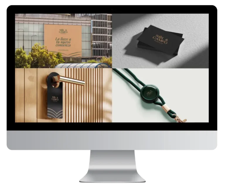 Agencia de marketing para hoteles desarrollando diseño gráfico y material visual estratégico