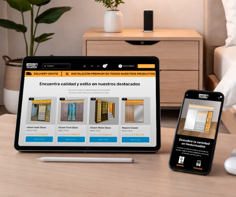 Agencia de tiendas virtuales Vestumueble