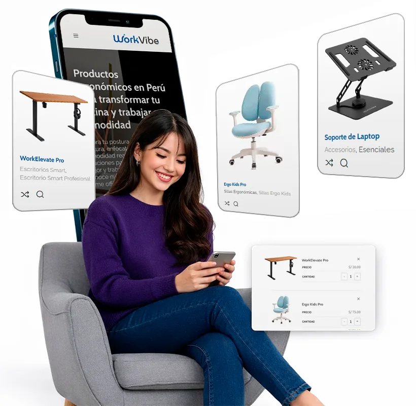 Diseño de tiendas virtuales en Lima orientado a conversión y aumento de ventas