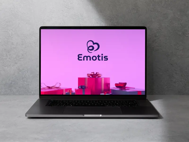 Proyecto Emotis desarrollado en nuestro servicio de creación de logos con enfoque conceptual y estratégico