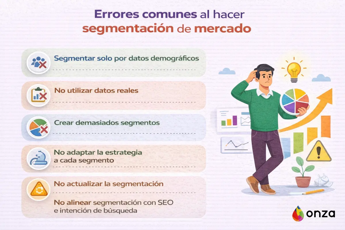 segmentacion de mercado errores comunes
