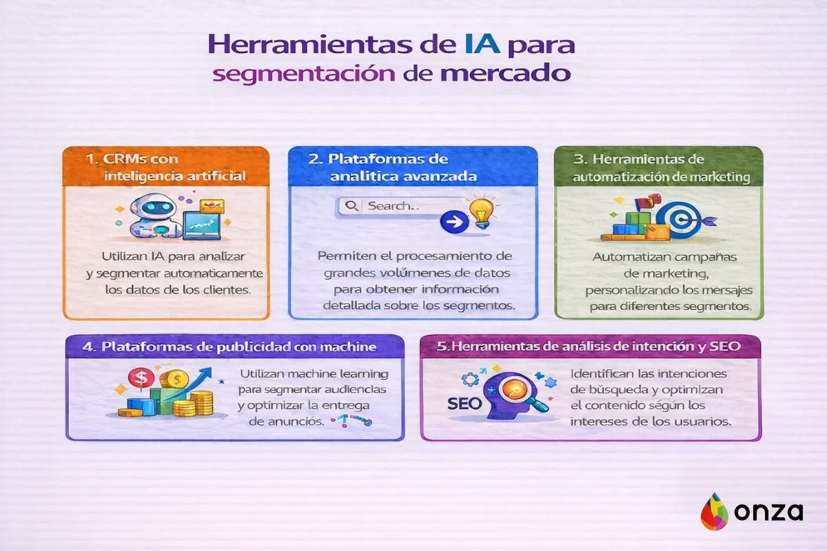segmentacion de mercado herramientas IA