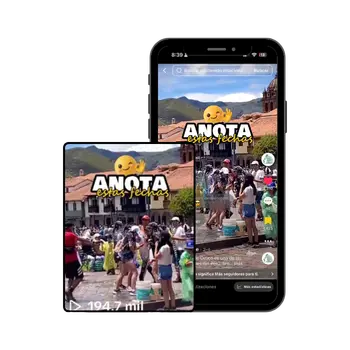 Vista móvil de resultados gestionados por nuestra agencia de social media