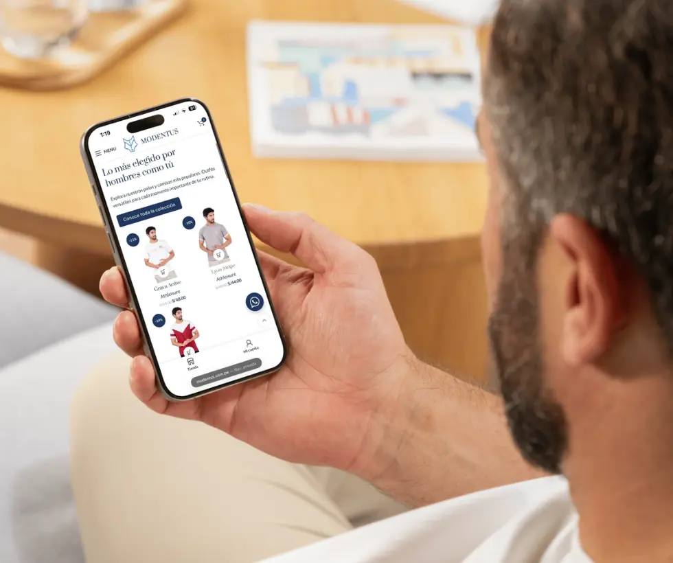 Caso real de diseño de tiendas virtuales para Modentus en Lima Perú