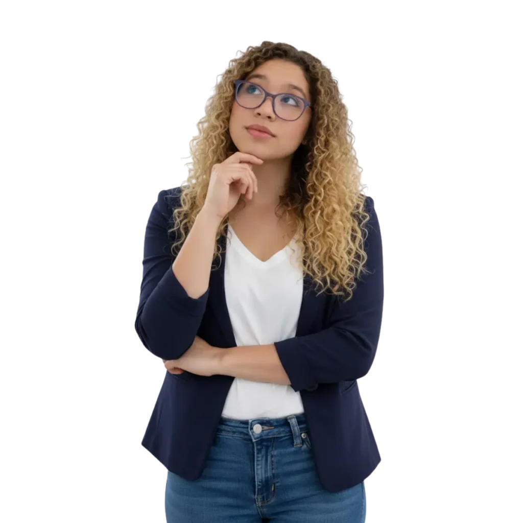 Profesional con dudas evaluando contratar una agencia de growth hacking.