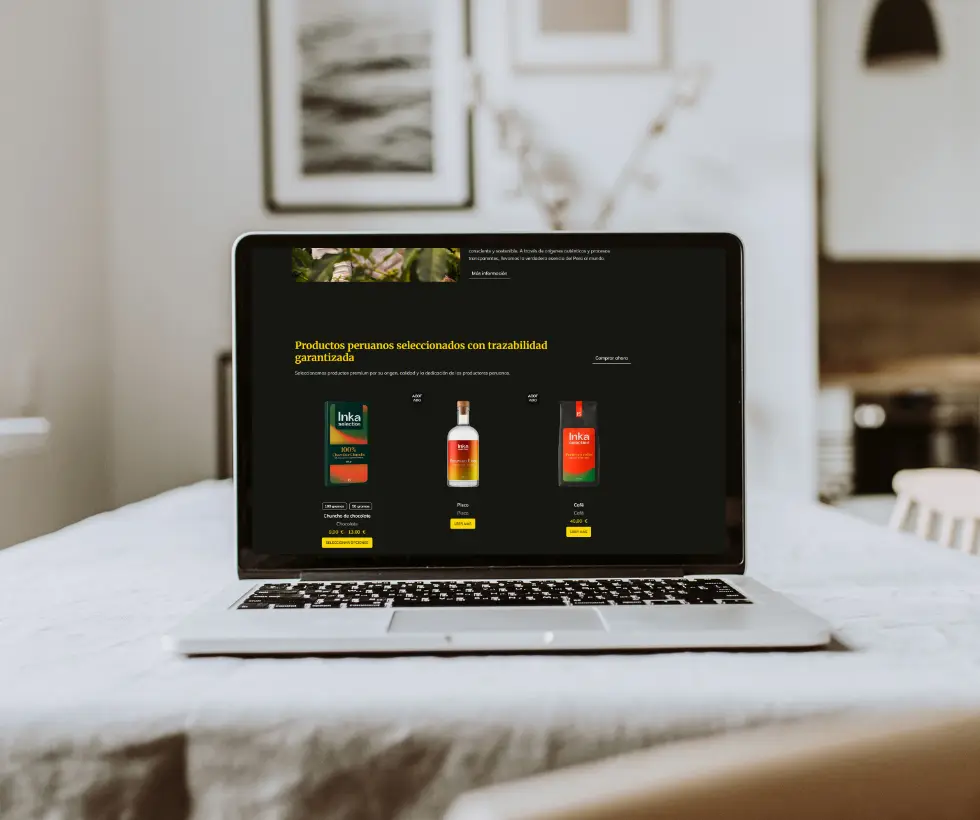 Caso real de diseño de tiendas virtuales para Inka Selection en Lima Perú
