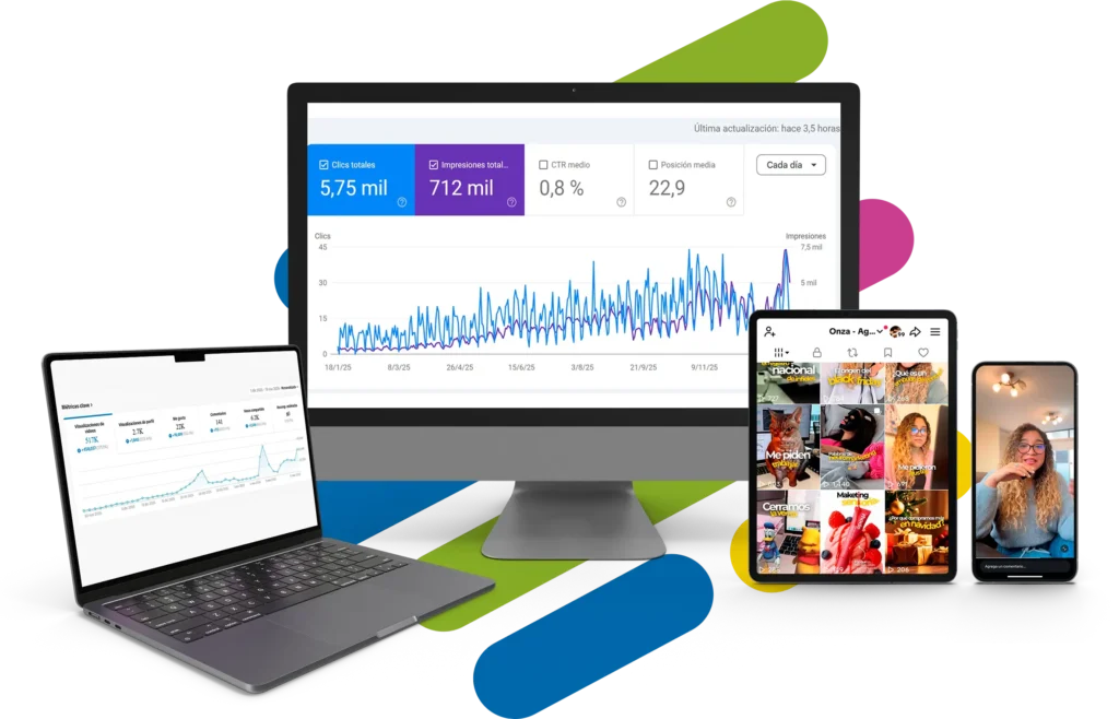 mockup Agencia de marketing digital en Cusco