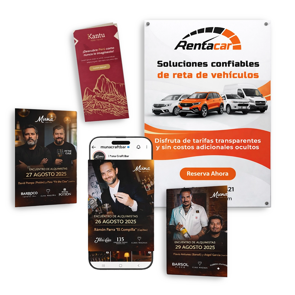 Como trabaja una agencia de diseno grafico en Lima Peru