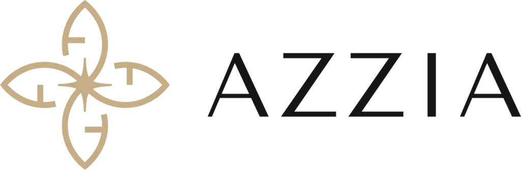 Logo de Azzia Joyería, marca premium de accesorios que confía en nuestra agencia de marketing.