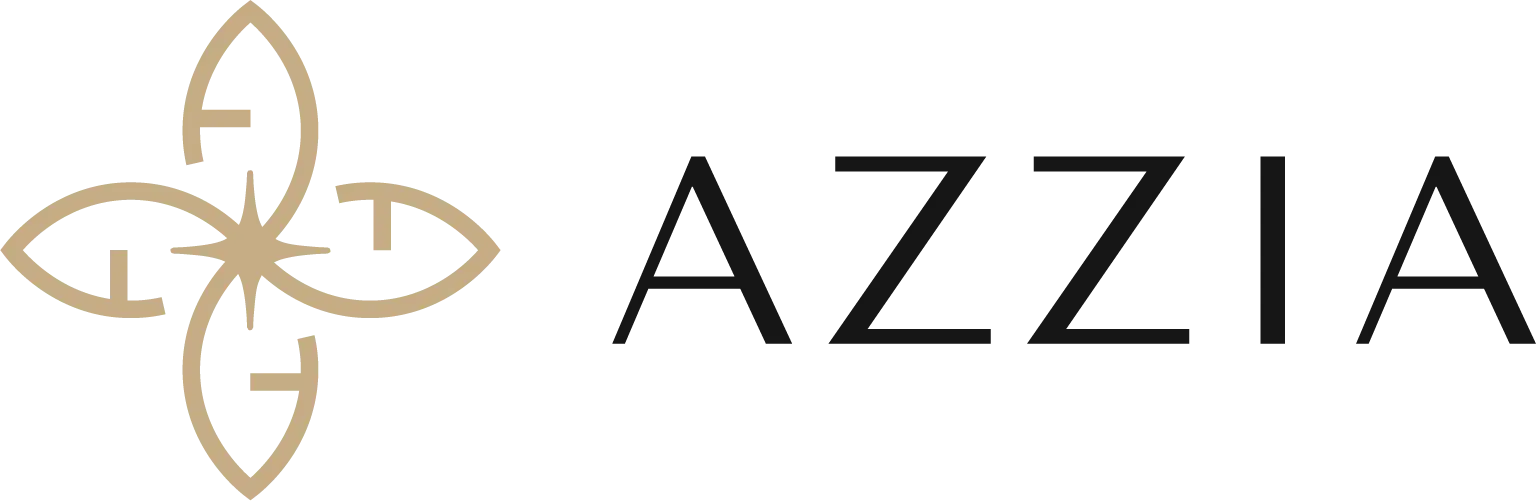 Logo de Azzia Joyería, marca premium de accesorios que confía en nuestra agencia de marketing.