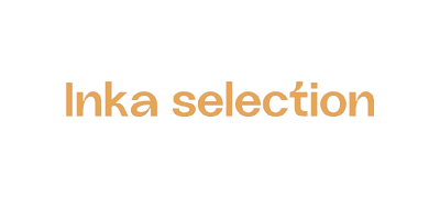 Logo de Inka Selection con tipografía naranja en estilo limpio y moderno