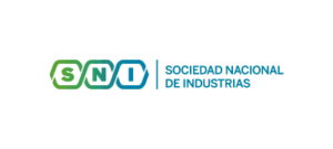 Logo de Sociedad Nacional de Industrias con siglas SNI en verde y celeste