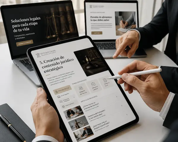 Creación de contenido jurídico estratégico