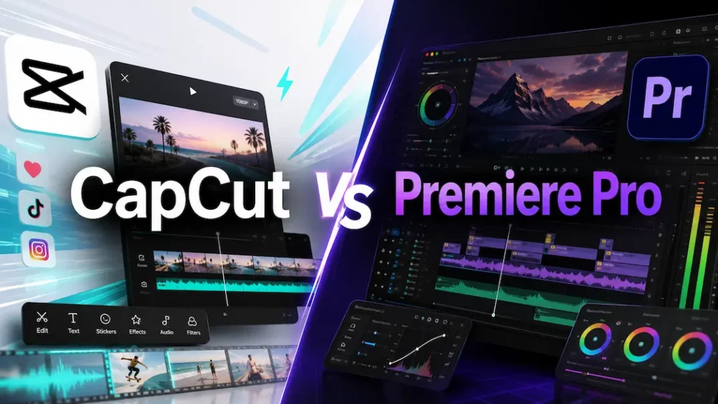 CapCut vs Premiere Pro Cuál elegir