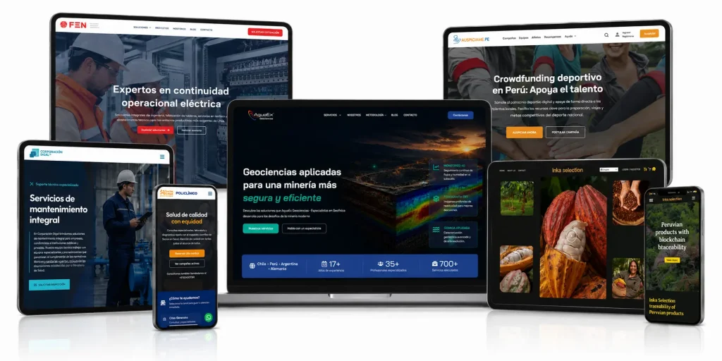 Diseño de páginas web en Lima, Perú Agencia de desarrollo web